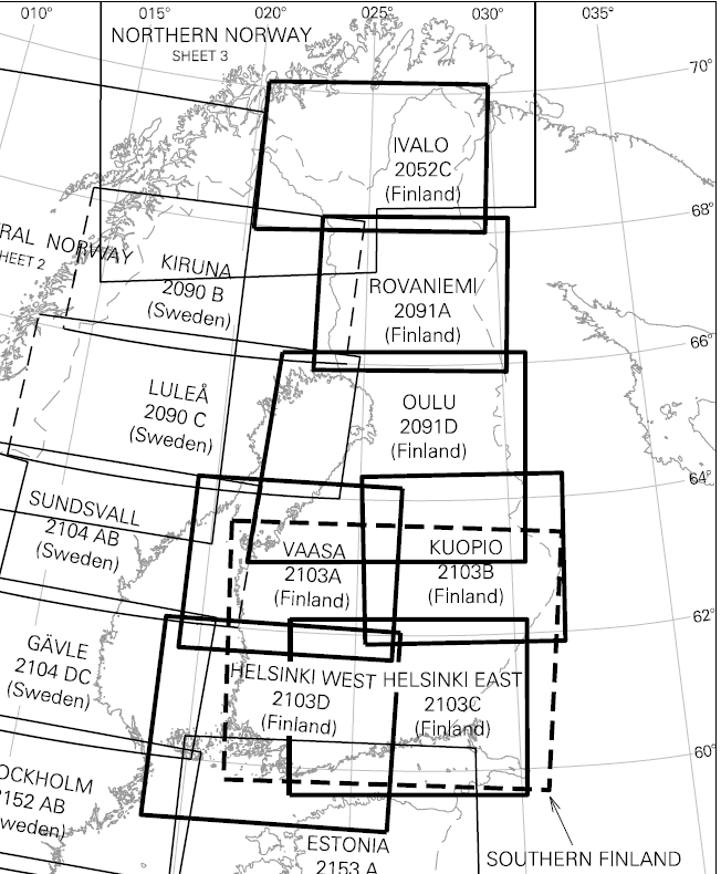 Aviation Map Areas